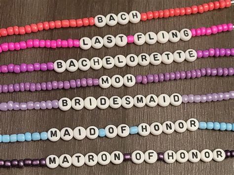 bachelorette friendship bracelets|More.